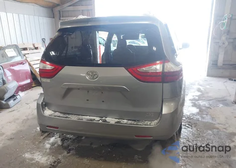 2015 Toyota Sienna Xle 7 Passenger z USA, uszkodzony, nr VIN 5TDDK3DC1FS119408